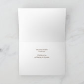 Carte Définition de la paix Simple Brown (Intérieur)