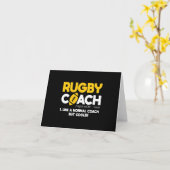 Carte Définition de l'entraîneur de rugby (Fleur jaune)