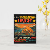 Carte Définition de l'oncle camping beaucoup plus cool l (Fleur jaune)