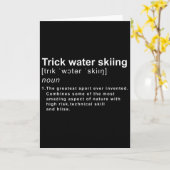 Carte Définition de trick de ski nautique  (Fleur jaune)
