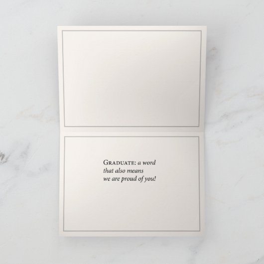 Carte Définition du diplôme (Intérieur)