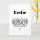 Carte Définition d'un meilleur ami, signification de mei (Fleur jaune)
