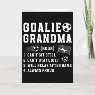 Carte Définition Grand-mère gardien de but de football G