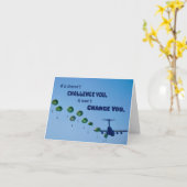 Carte Défis Un Soldat De L'Armée De Terre Élève (Fleur jaune)