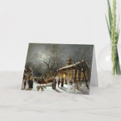 Carte d'église de Noël à l'ancienne (Devant)