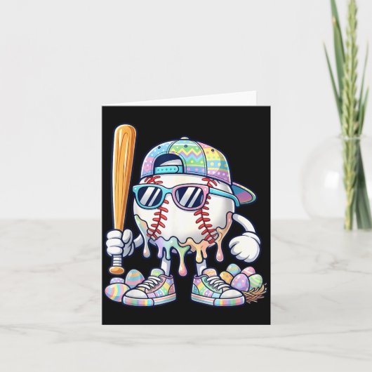 Carte Dégoulinade de baseball pour garçons Dégoulinade d (Devant)
