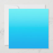 Carte dégradé de couleur bleu (Dos)