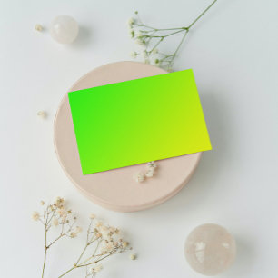 Carte dégradé jaune vert fluorescent