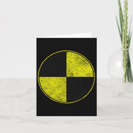 Carte Déguisement de mannequin de crash test Faites comm (Devant)