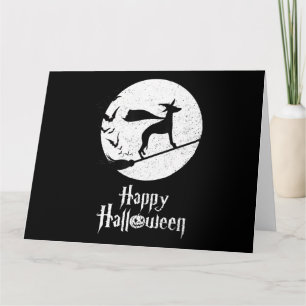 Carte Déguisement drôle de sorcière pour Halloween pour