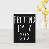 Carte Déguisement Dvd Pretend I'm pour Halloween drôle p (Fleur jaune)