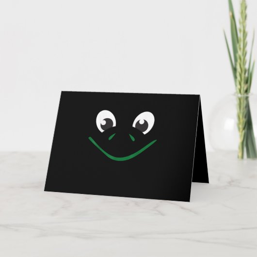 Carte Déguisement Enfant Cute Frog Turtle Face Halloween (Devant)