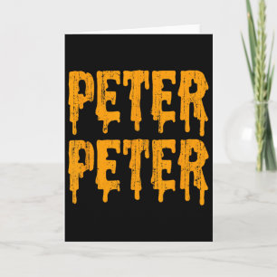 Carte Déguisement Halloween Peter Pumpkin Eater