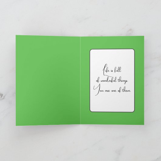 Carte Dégustation Anniversaire (Intérieur)