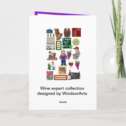 Carte Dégustation de vin (Dos)