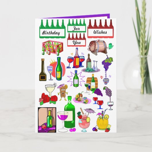 Carte Dégustation de vin (Devant)