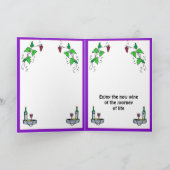 Carte Dégustation de vin (Intérieur)