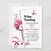 Carte Dégustation de vin de Bordeaux Bachelortie (Devant)