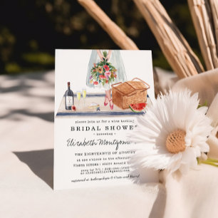 Carte Dégustation Élégante De Vins   Fête des mariées de