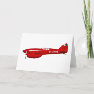 Carte DeHavilland DH-88 Comet