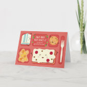 Carte Déjeuner chaud Appréciation de l'enseignant (Devant)