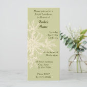 Carte Déjeuner nuptial d'olivier antique (Debout devant)