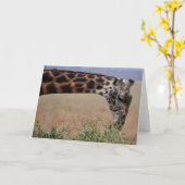 Carte Déjeuner pour un (Fleur jaune)