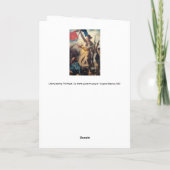 Carte Delacroix - La Liberté guidant le peuple Gros plan (Dos)
