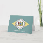 Carte Delawarean Flag & Seal, Delaware (Devant)