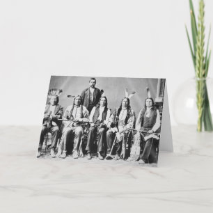 Carte Délégation des chefs sioux, dirigée par Red Cloud