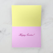 Carte d'éléphant de Pâques (Intérieur)