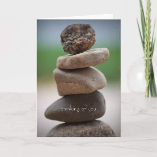 Carte délicat ... penser à vous (Devant)