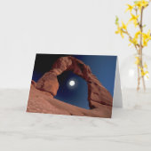 Carte Delicate Arch | Arches National Park Utah (Fleur jaune)