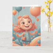 Carte Délice d'anniversaire nerd (Fleur jaune)