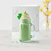 Carte Délice de Boisson Verte (Fleur jaune)