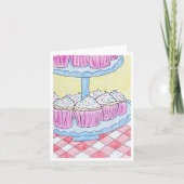 Carte Délice de Cupcake (Devant)