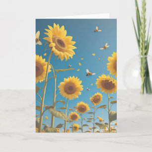 Carte Délice de fête dans le jardin