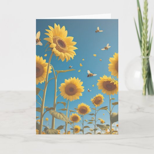 Carte Délice de fête dans le jardin (Devant)