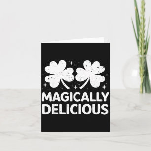 Carte Délicieusement magique drôle St. Patrick hommes