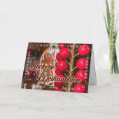 Carte Délicieux friandises de marché de Noël (Dos)