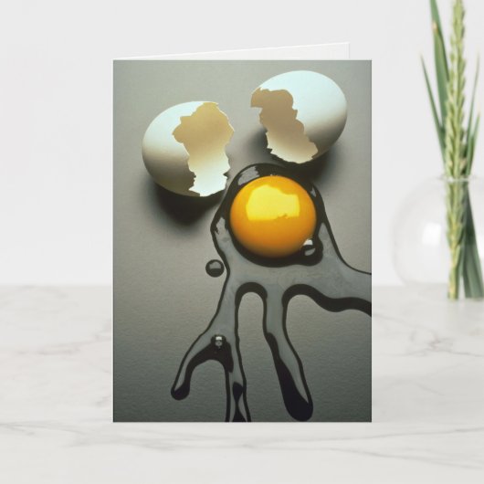Carte Délicieux oeuf brisé (Devant)