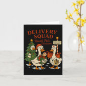 Carte Delivery Squad Labor And Delivery Nurse Christmas  (Fleur jaune)