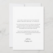 Carte Demande de Demoiselle d'Honneur en Flat (Dos)