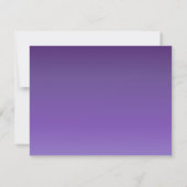 Carte Demande de mémoire - Fleurs mauves violettes et bl (Dos)