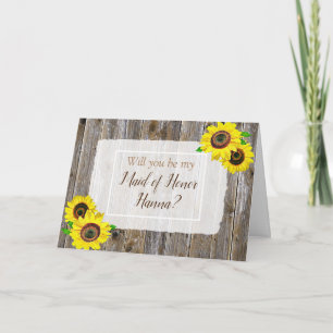 Carte Demande de témoin de mariage