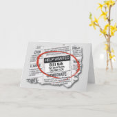 Carte Demande de Témoin de Mariage Annonce (Fleur jaune)
