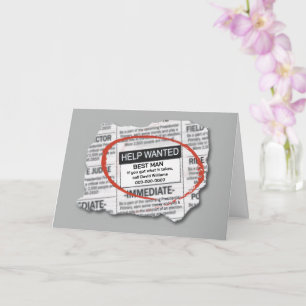 Carte Demande de Témoin de Mariage Annonce