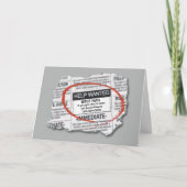 Carte Demande de Témoin de Mariage Annonce (Devant)