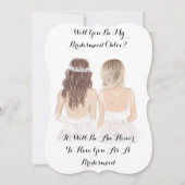 CARTE DEMANDE DE TEMOIN DE MARIÉE (Devant)