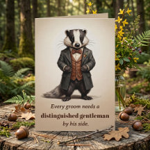 Demande de témoin Gentleman Blaireau - Dark Academ